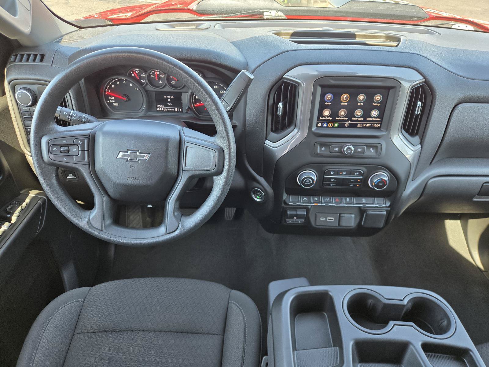 Used 2025 Chevrolet Silverado 1500 Custom Trail Boss w/ Turbomax Blackout Package AWD/4WD image 6