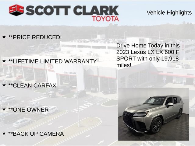 Used 2023 Lexus LX 600 F Sport image 12