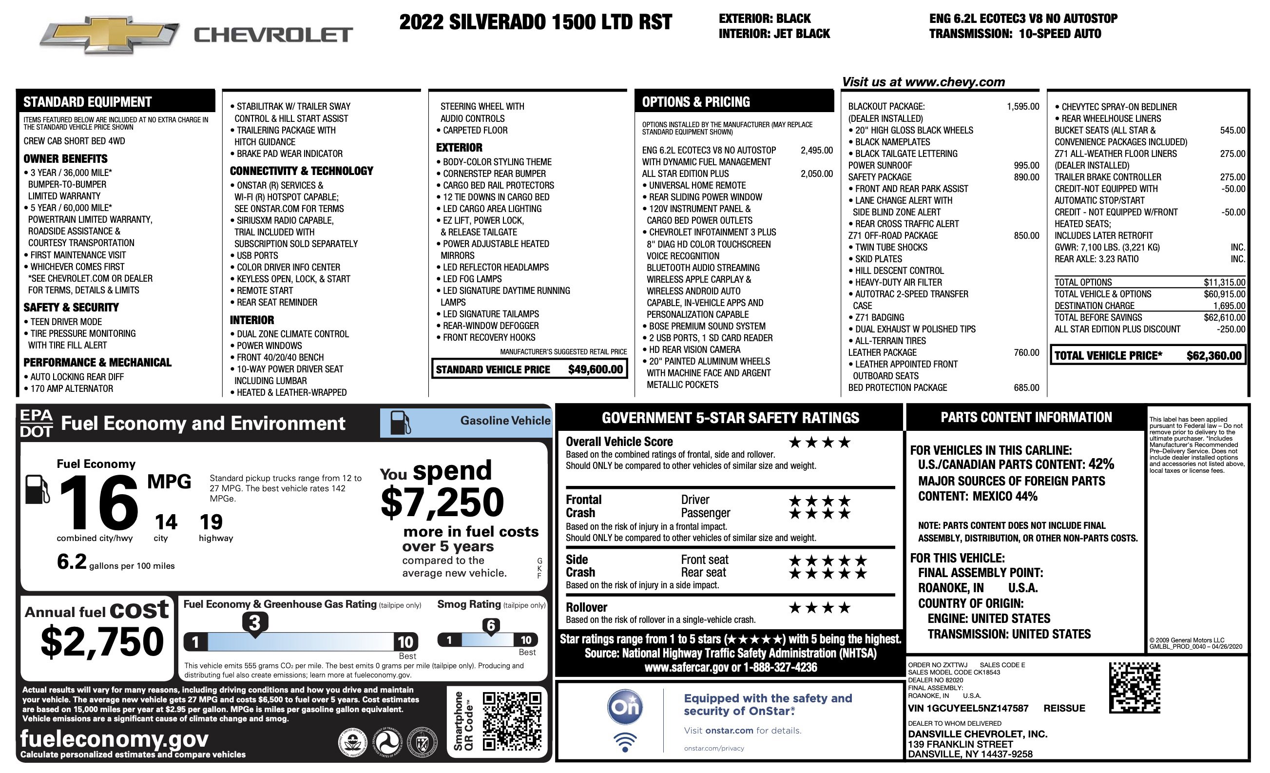 Used 2022 Chevrolet Silverado 1500 RST w/ All Star Edition Plus image 3