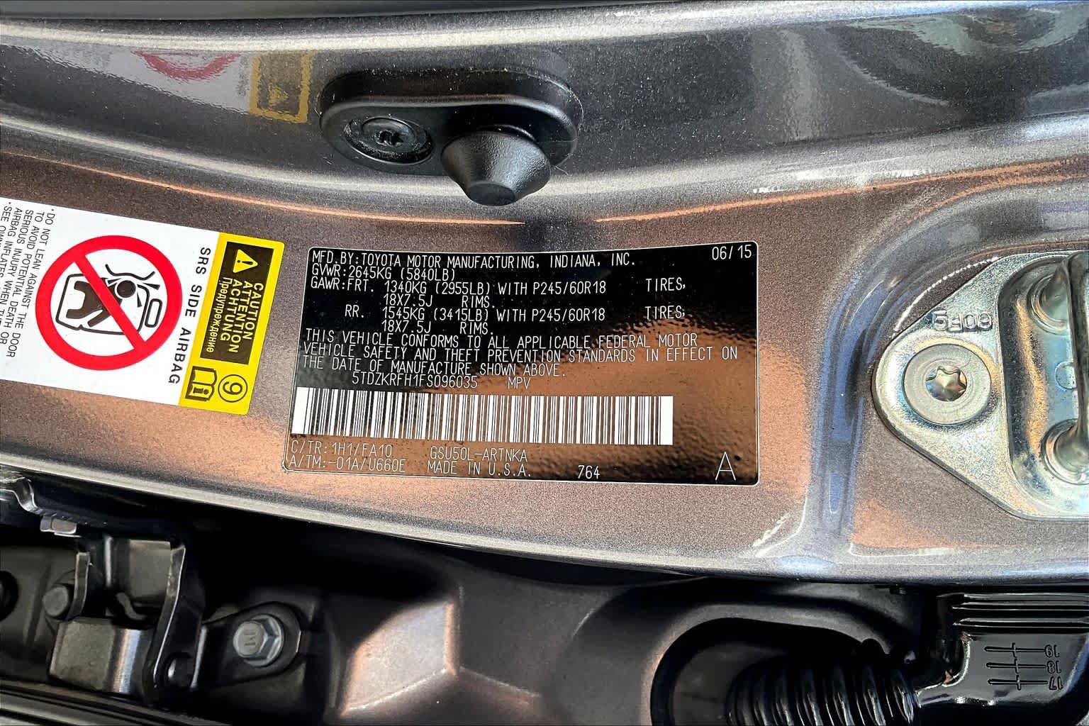 Used 2015 Toyota Highlander Plus FWD image 35
