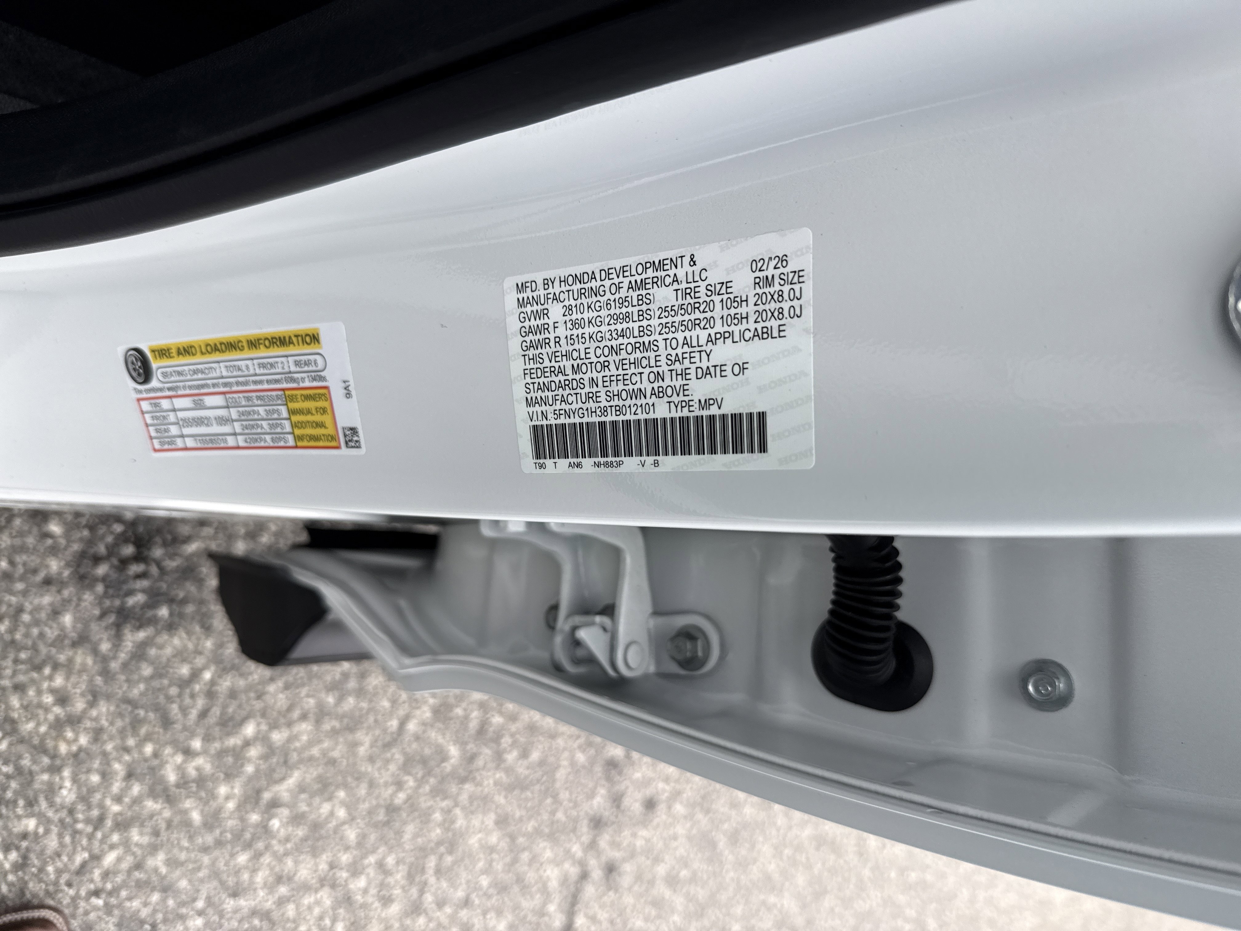 New 2026 Honda Pilot Sport image 32