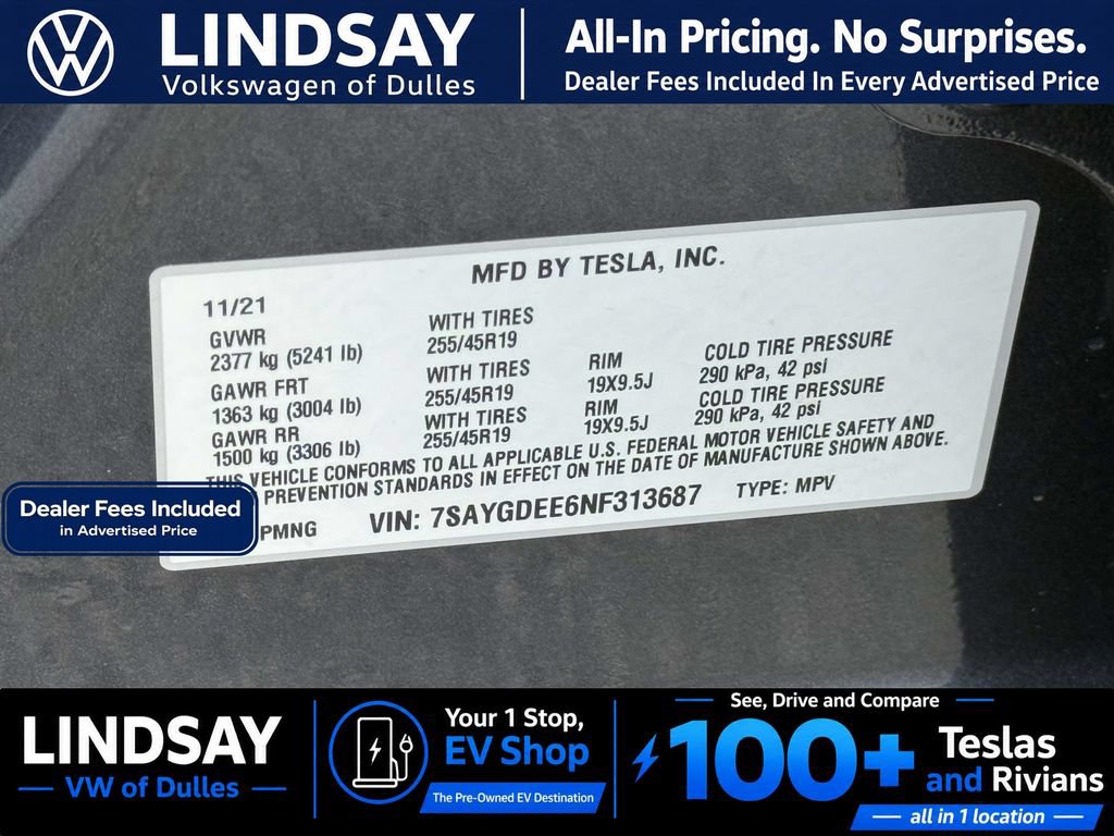 Used 2022 Tesla Model Y Long Range AWD/4WD image 28