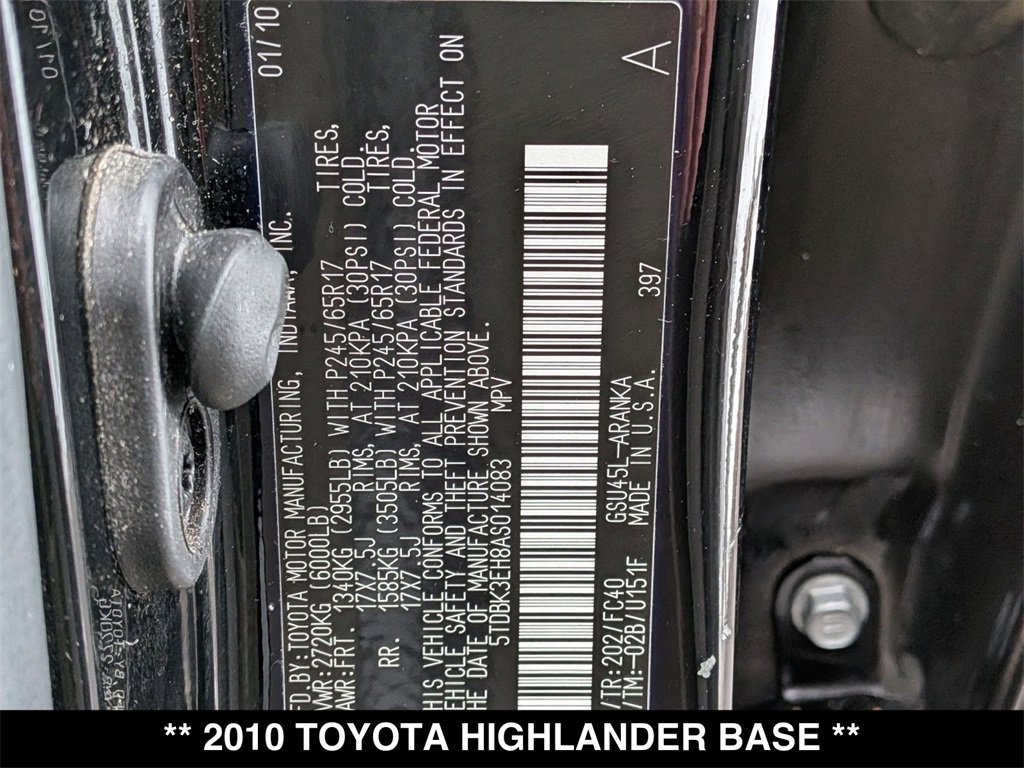 Used 2010 Toyota Highlander 4WD image 27