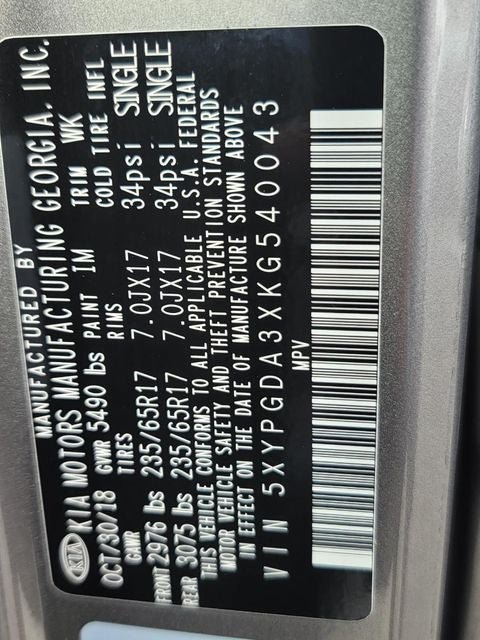 Used 2019 Kia Sorento AWD w/ LX Convenience Package image 33
