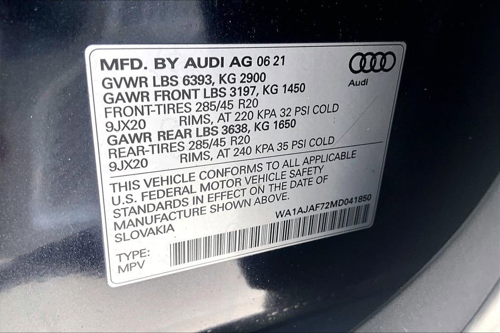 Used 2021 Audi Q7 2.0T Premium w/ Convenience Package image 43