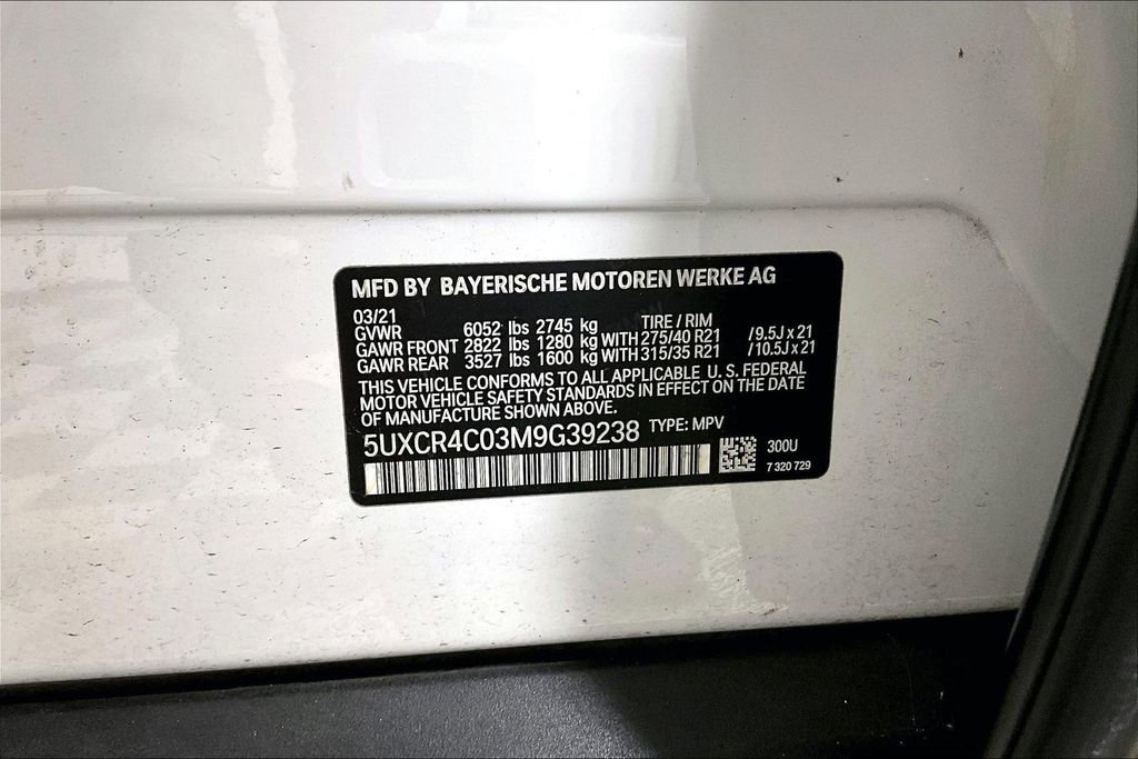 Used 2021 BMW X5 sDrive40i w/ Premium Package 2 image 32