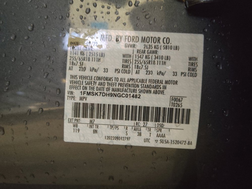 Used 2022 Ford Explorer XLT RWD image 33