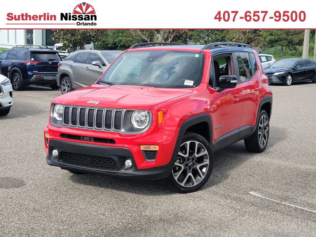 Used 2022 Jeep Renegade Limited w/ Sun, Sound & Wheels Group
