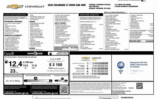 Used 2023 Chevrolet Colorado LT w/ LT Convenience Package III image 23