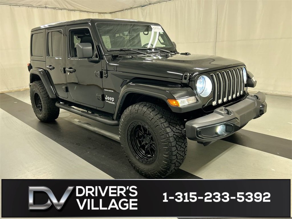 Used 2021 Jeep Wrangler Unlimited Sahara w/ Uconnect 4C Nav & Sound Group
