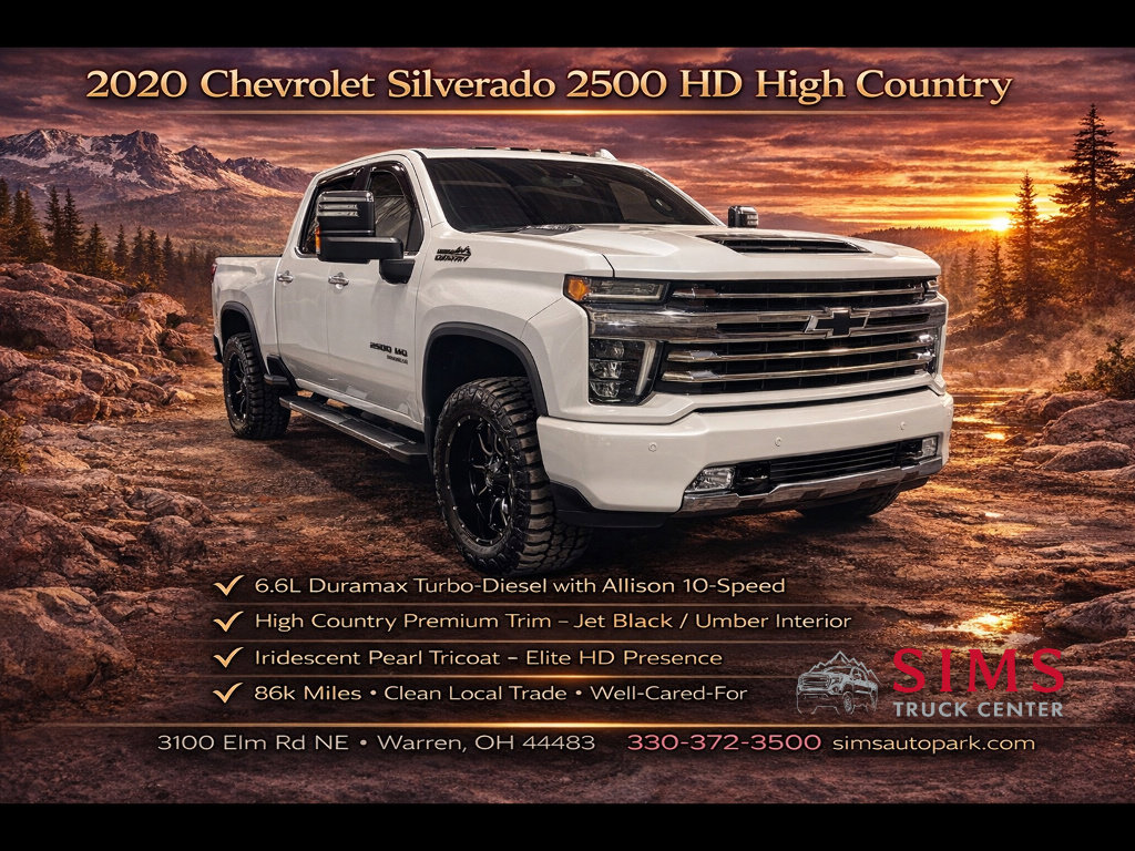 Certified 2020 Chevrolet Silverado 2500 High Country w/ Z71 Off-Road Package