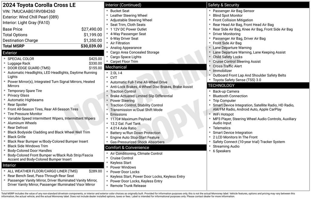 Certified 2024 Toyota Corolla Cross LE image 26