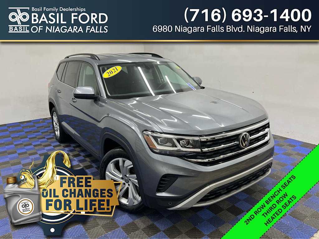 Used 2021 Volkswagen Atlas SE w/ Towing Package