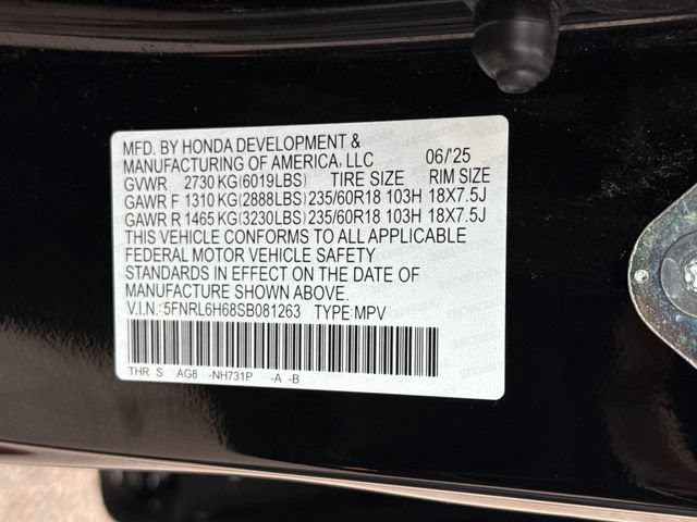 Certified 2025 Honda Odyssey EX-L image 17