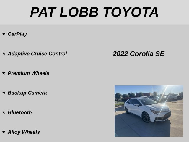 Used 2022 Toyota Corolla SE FWD image 11