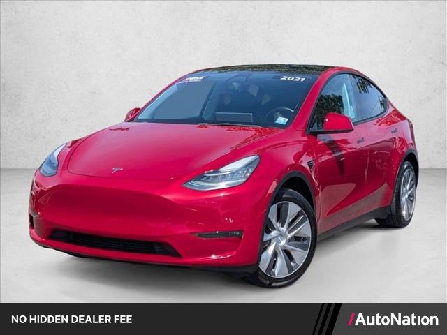 Used 2021 Tesla Model Y Long Range AWD/4WD image 1