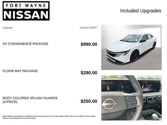 New 2026 Nissan Sentra SV w/ SV Convenience Package image 4