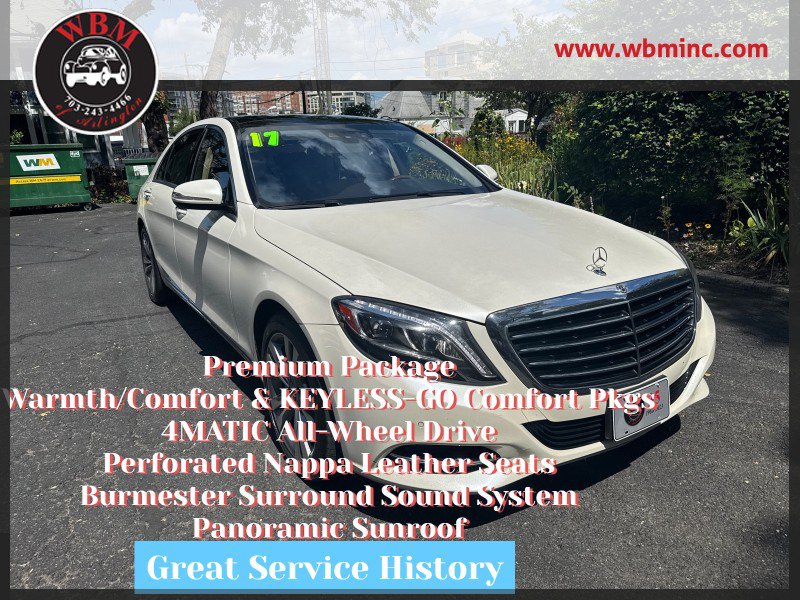 Used 2017 Mercedes-Benz S 550 4MATIC Sedan image 1