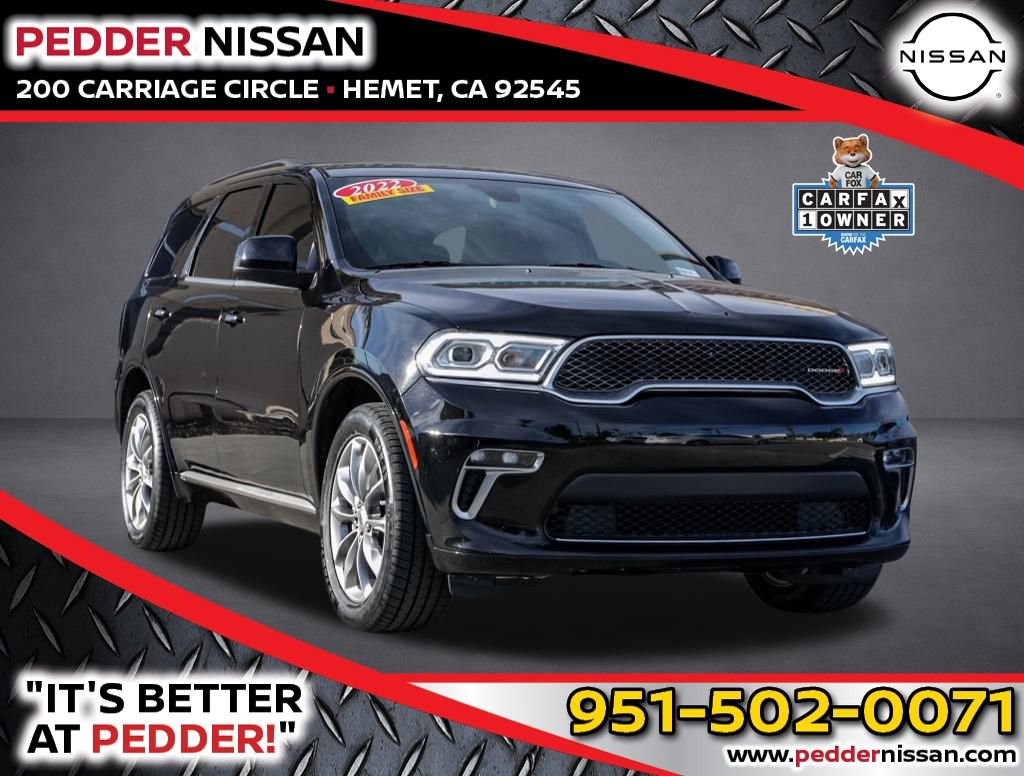 Used 2022 Dodge Durango SXT w/ Anodized Platinum Package image 1