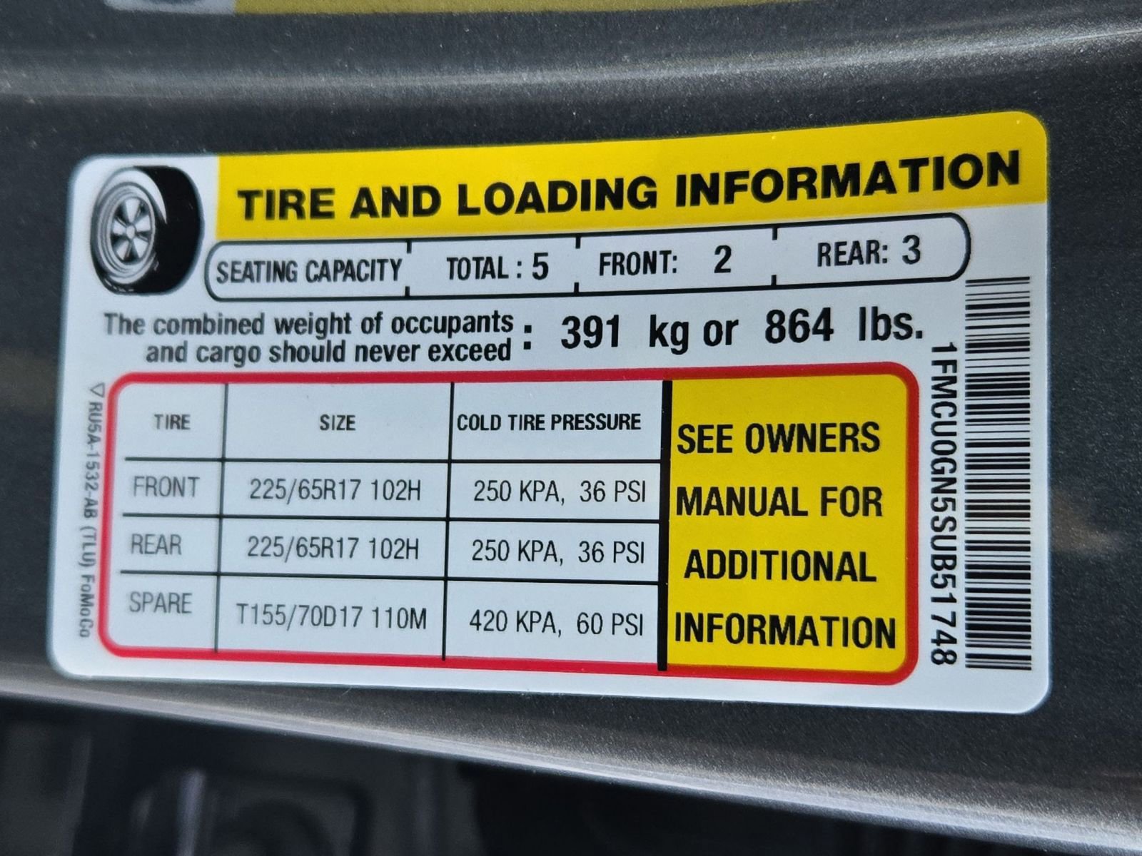 Used 2025 Ford Escape Active w/ Tech Pack #1 image 15