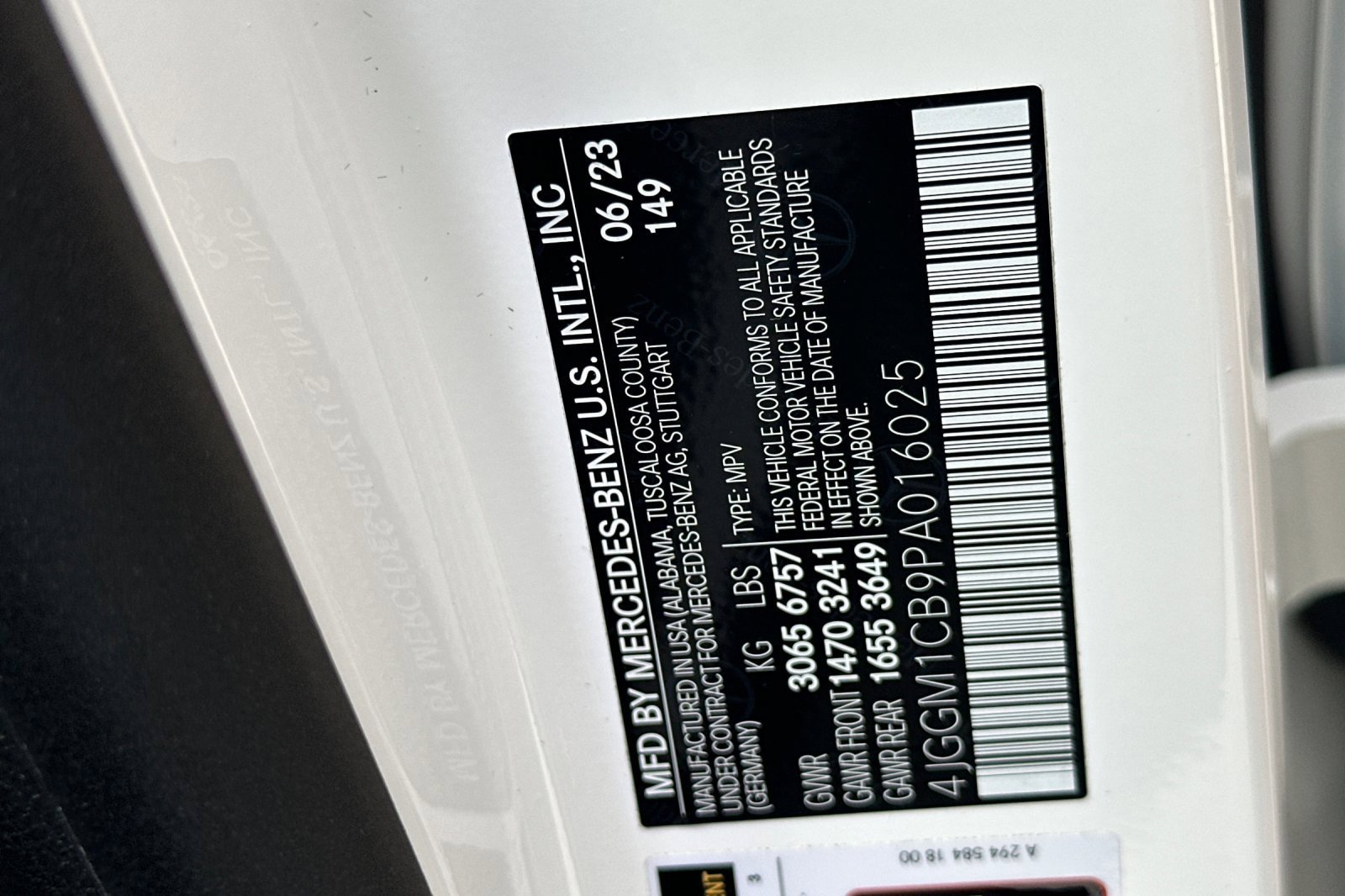 Certified 2023 Mercedes-Benz EQE 350+ 4MATIC SUV image 44