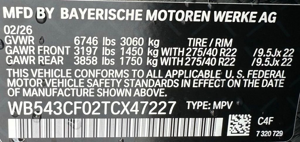 New 2026 BMW iX xDrive45 w/ M Sport Package AWD/4WD image 40