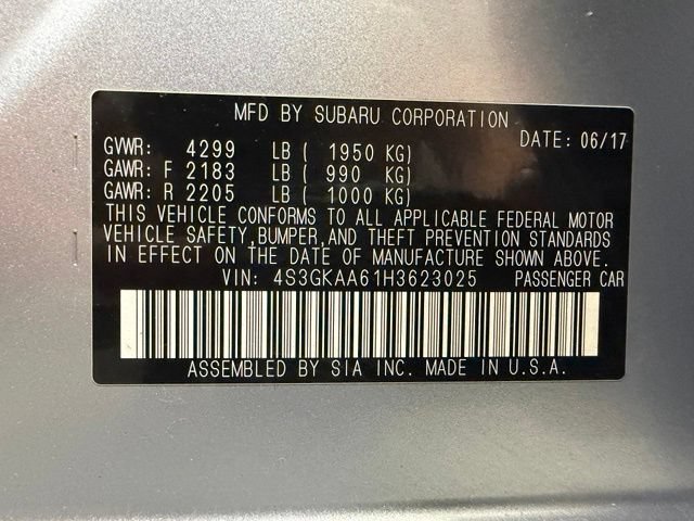 Used 2017 Subaru Impreza 2.0i AWD/4WD image 25