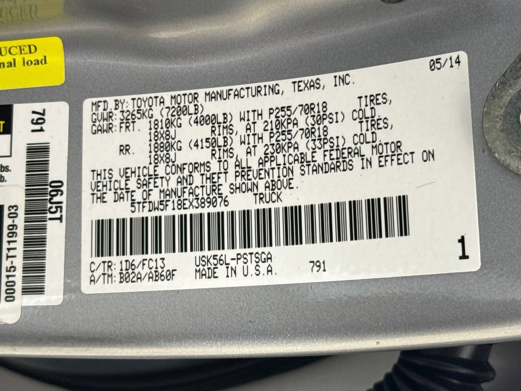 Used 2014 Toyota Tundra SR5 w/ SR5 Upgrade Package AWD/4WD image 30