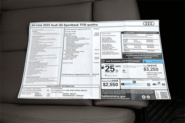 New 2025 Audi Q5 2.0T Premium Plus image 13