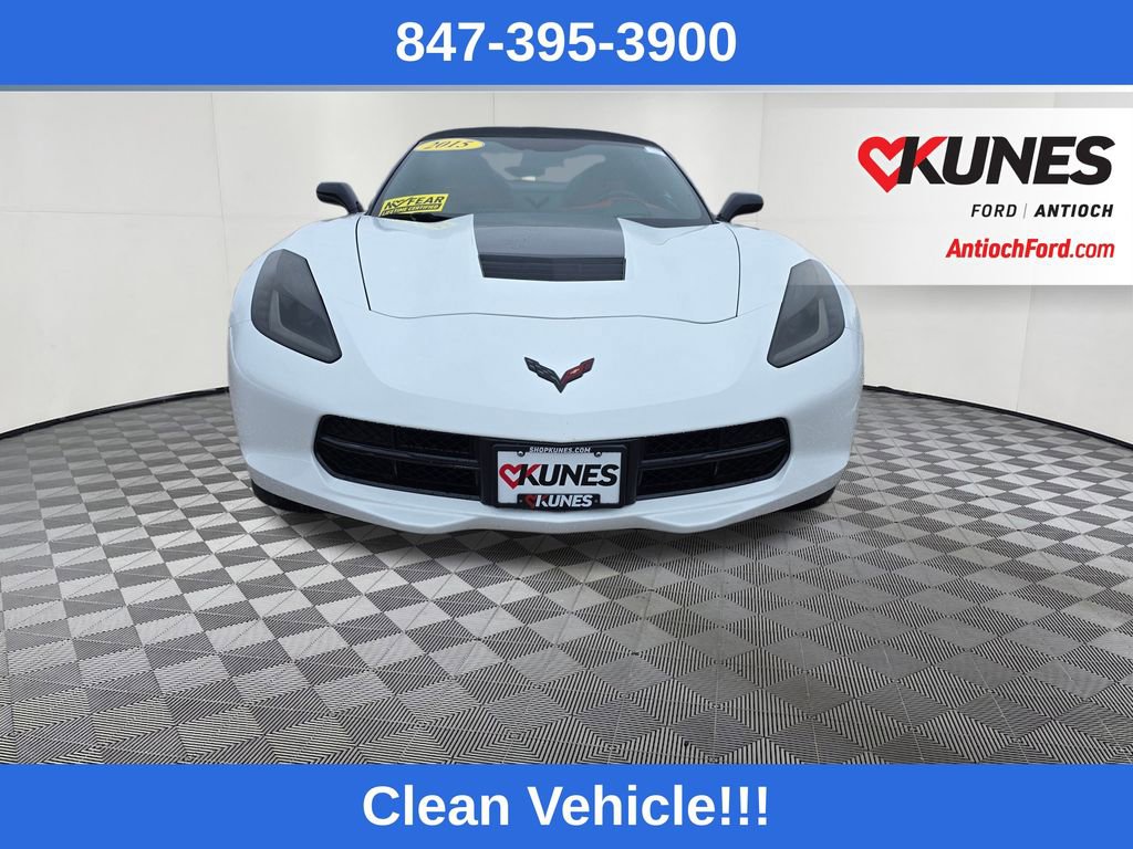 Used 2015 Chevrolet Corvette Stingray Convertible w/ 3LT Preferred Equipment Group image 2