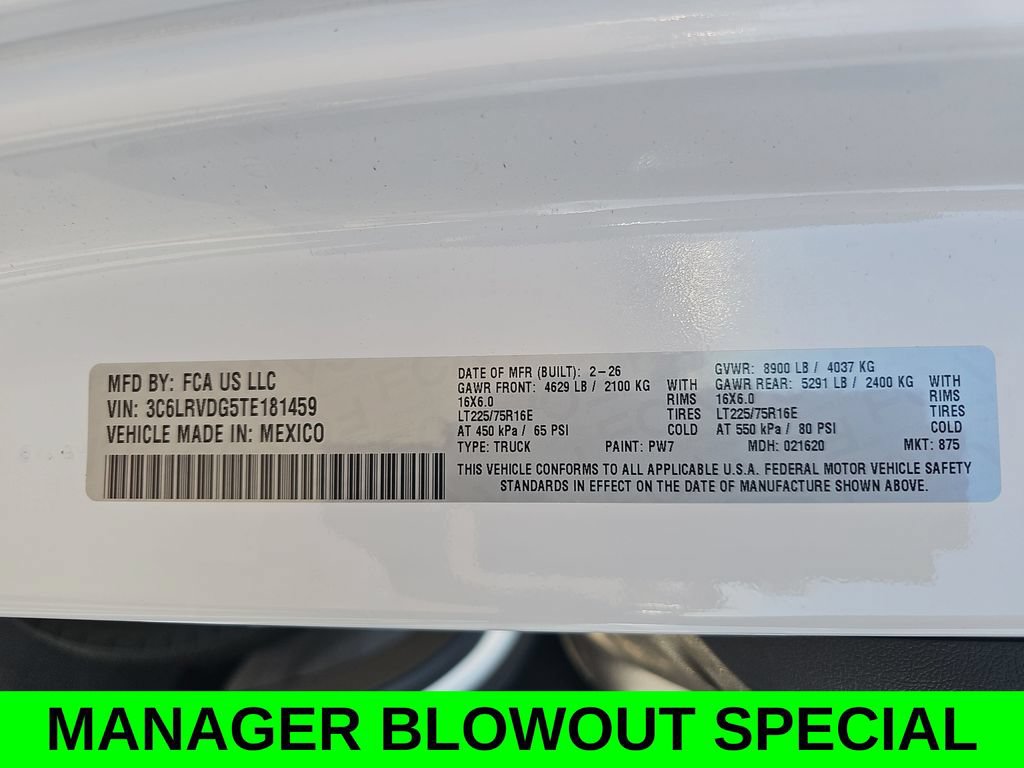 New 2026 RAM ProMaster 2500 w/ Convenience Group FWD image 41