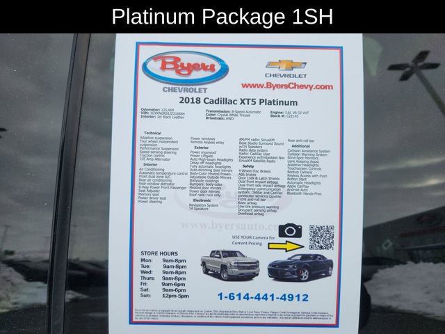 Used 2018 Cadillac XT5 Platinum image 13
