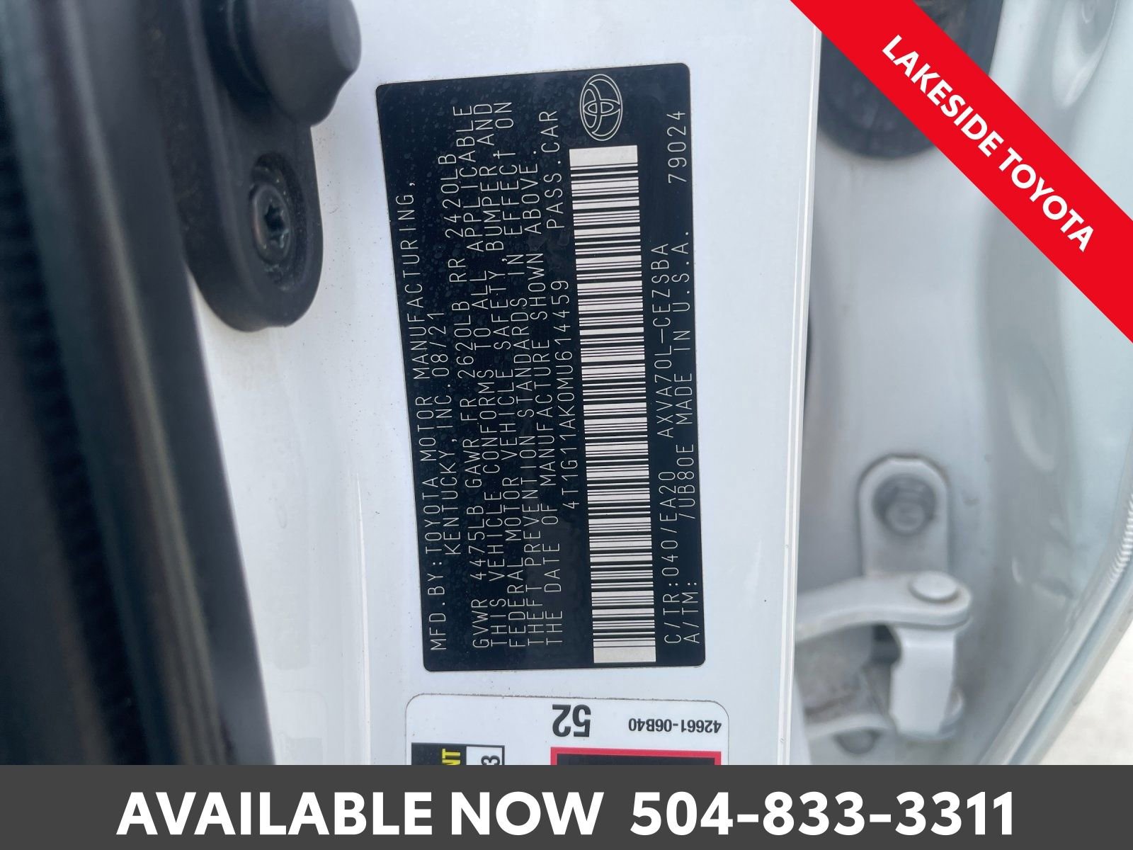Used 2021 Toyota Camry SE FWD image 35