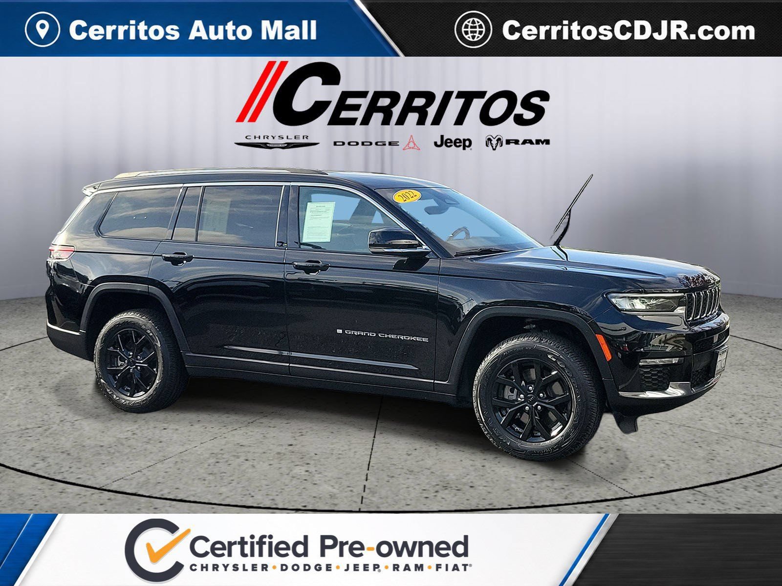 Certified 2022 Jeep Grand Cherokee L Limited AWD/4WD image 1