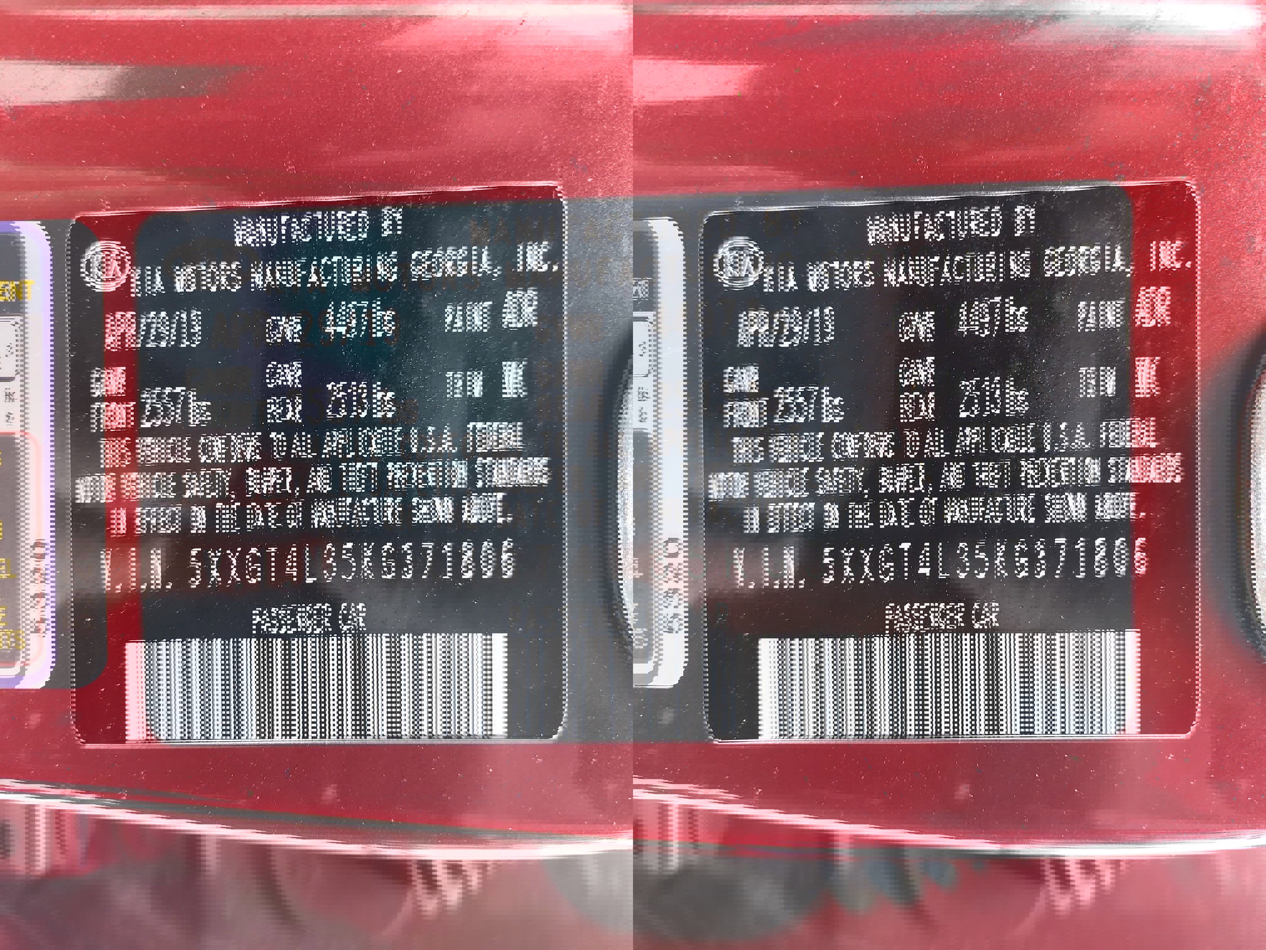 Used 2019 Kia Optima S w/ S Panoramic Sunroof Package image 37