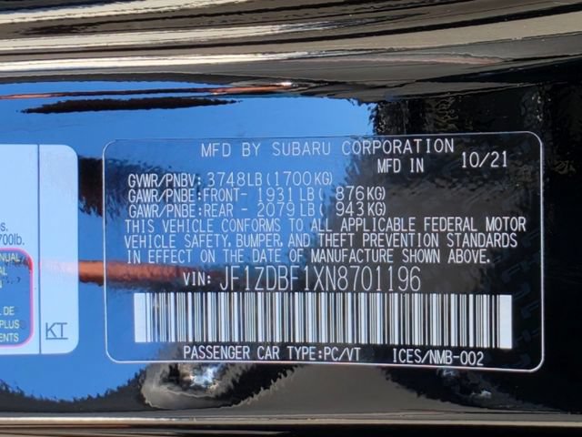 Used 2022 Subaru BRZ Limited RWD image 29