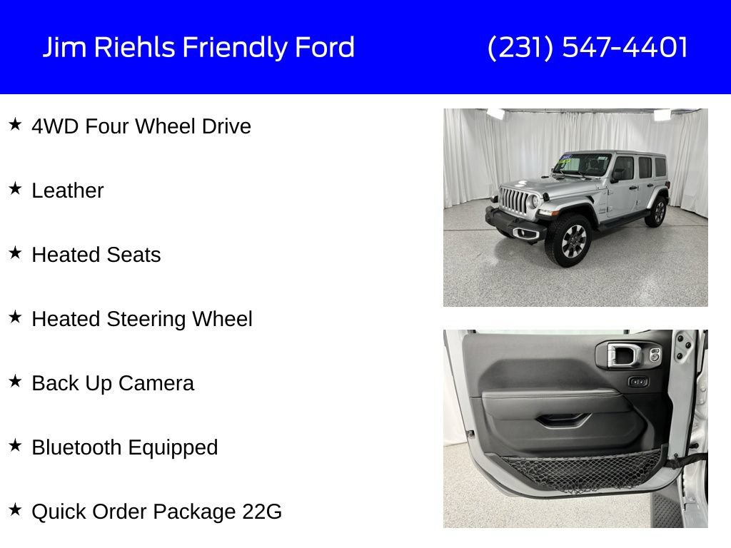 Used 2022 Jeep Wrangler Unlimited Sahara w/ Cold Weather Group AWD/4WD image 6
