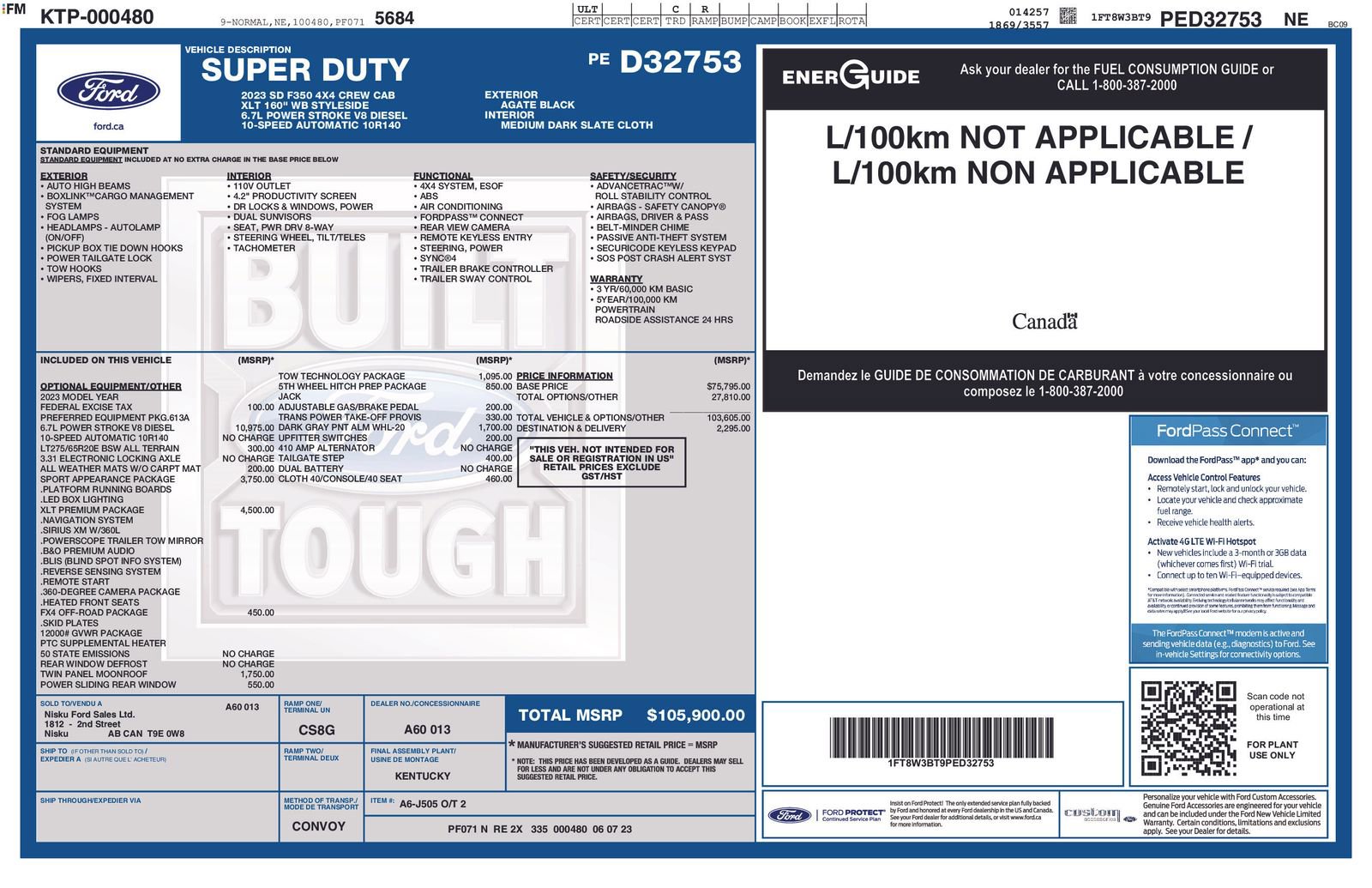 Used 2023 Ford F350 XLT w/ XLT Premium Package image 37