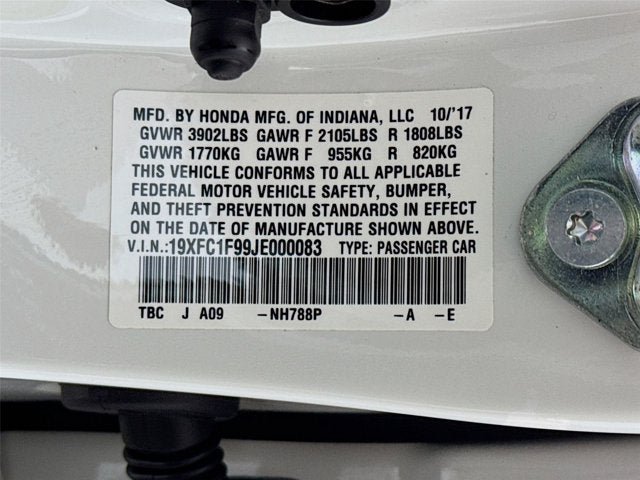 Used 2018 Honda Civic Touring image 32