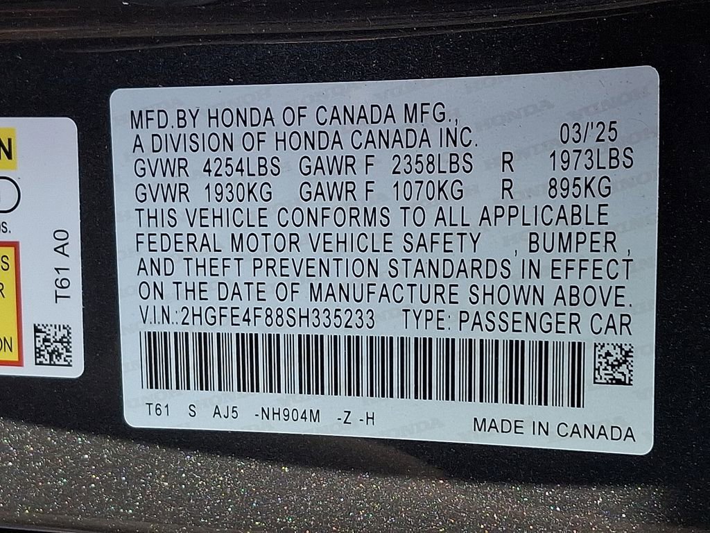 Used 2025 Honda Civic Sport image 28