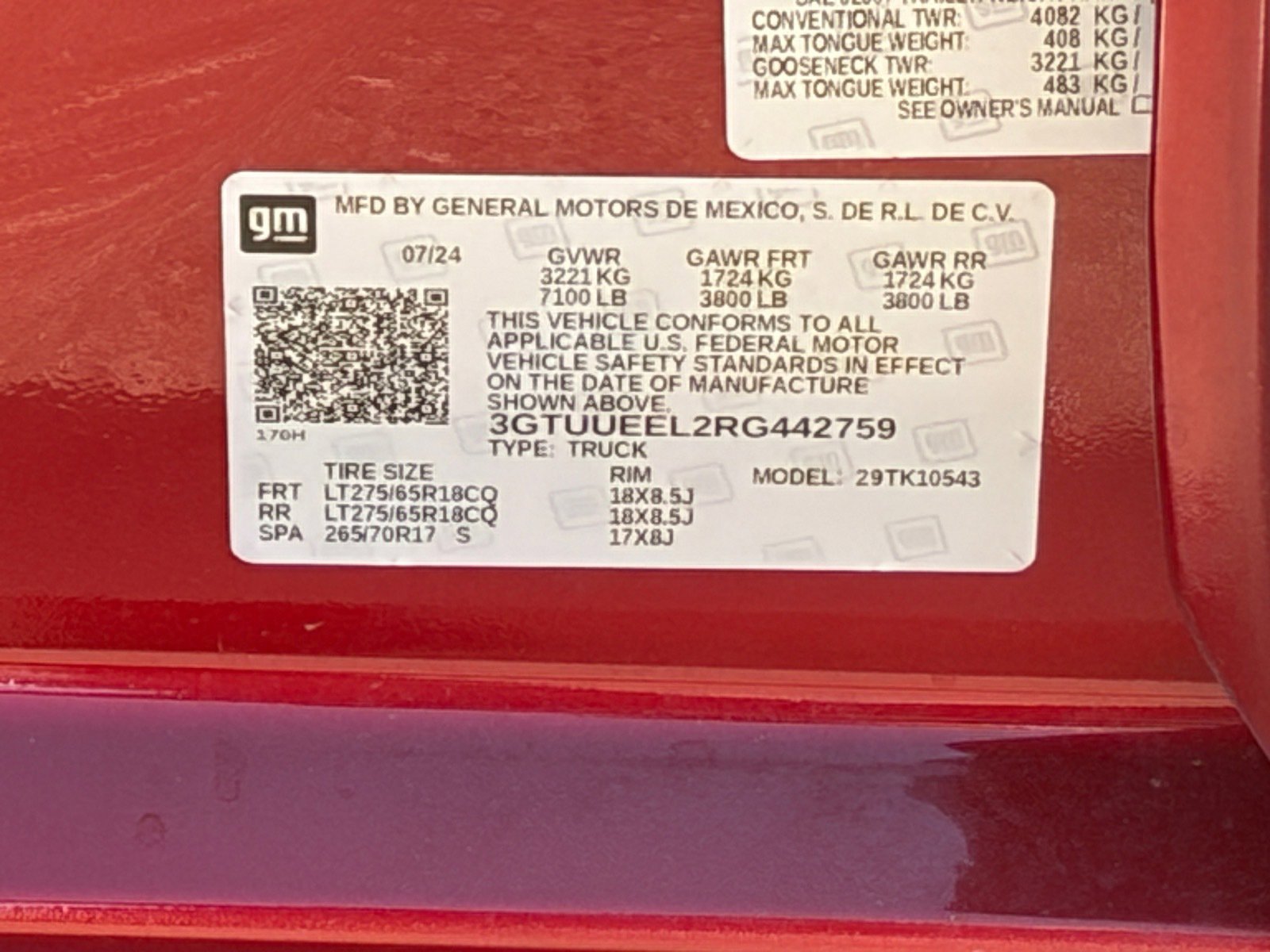 Used 2024 GMC Sierra 1500 AT4 w/ Technology Package image 33