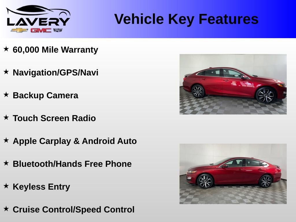 Used 2023 Chevrolet Malibu RS image 2