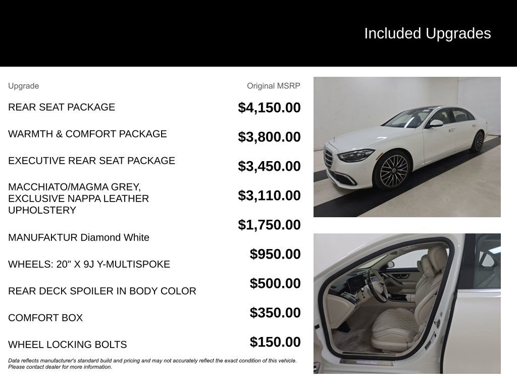 Used 2022 Mercedes-Benz S 580 S 580 w/ Rear Seat Package image 7