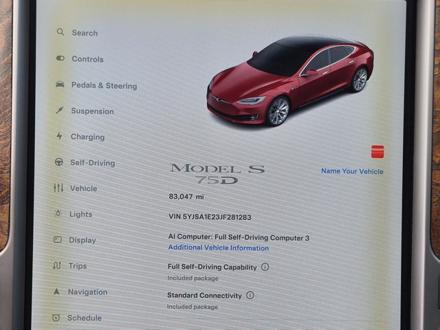 Used 2018 Tesla Model S 75D AWD/4WD image 6