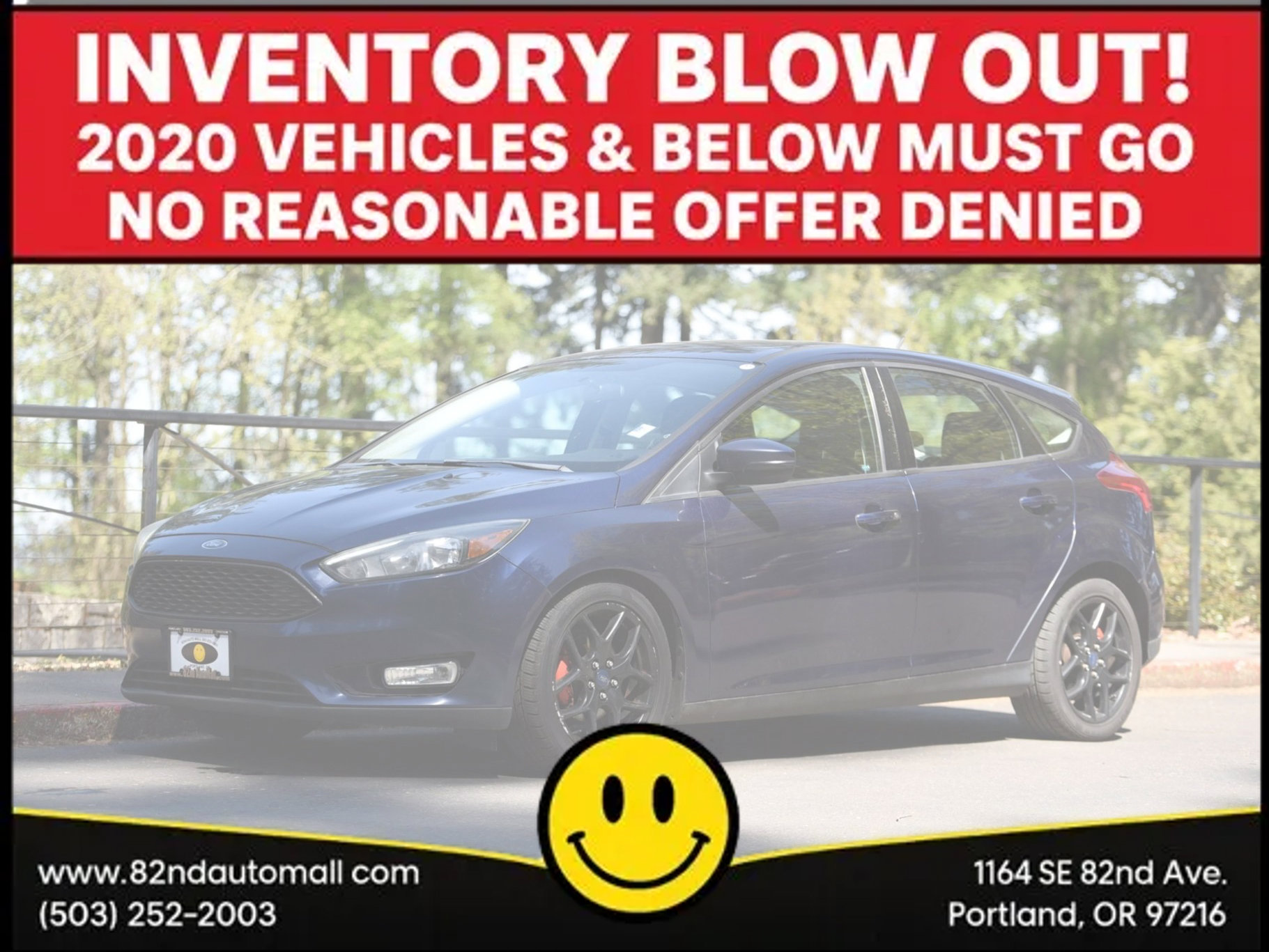 Used 2016 Ford Focus SE w/ Equipment Group 201A