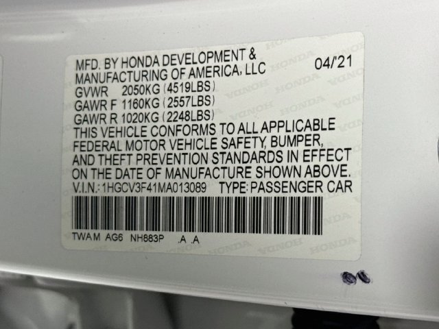 Used 2021 Honda Accord EX image 39