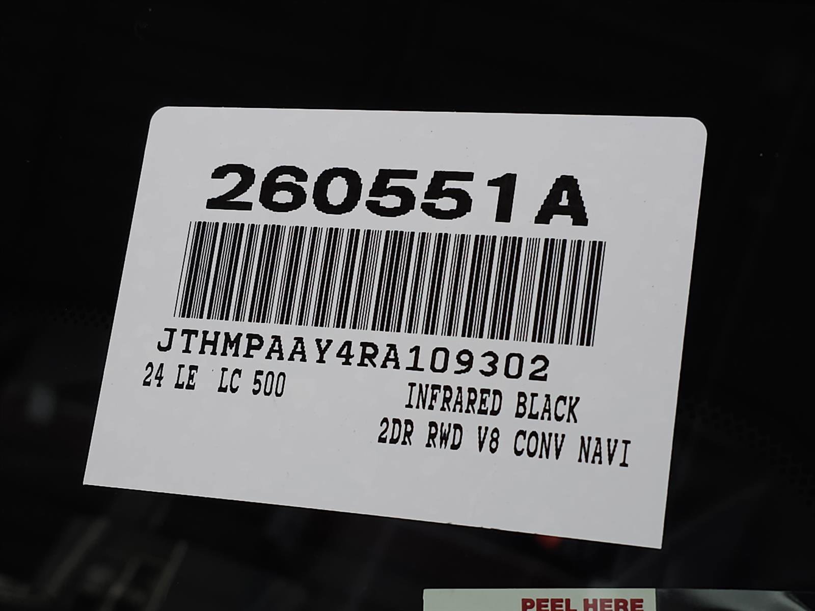 Certified 2024 Lexus LC 500 Convertible w/ Touring Package image 37