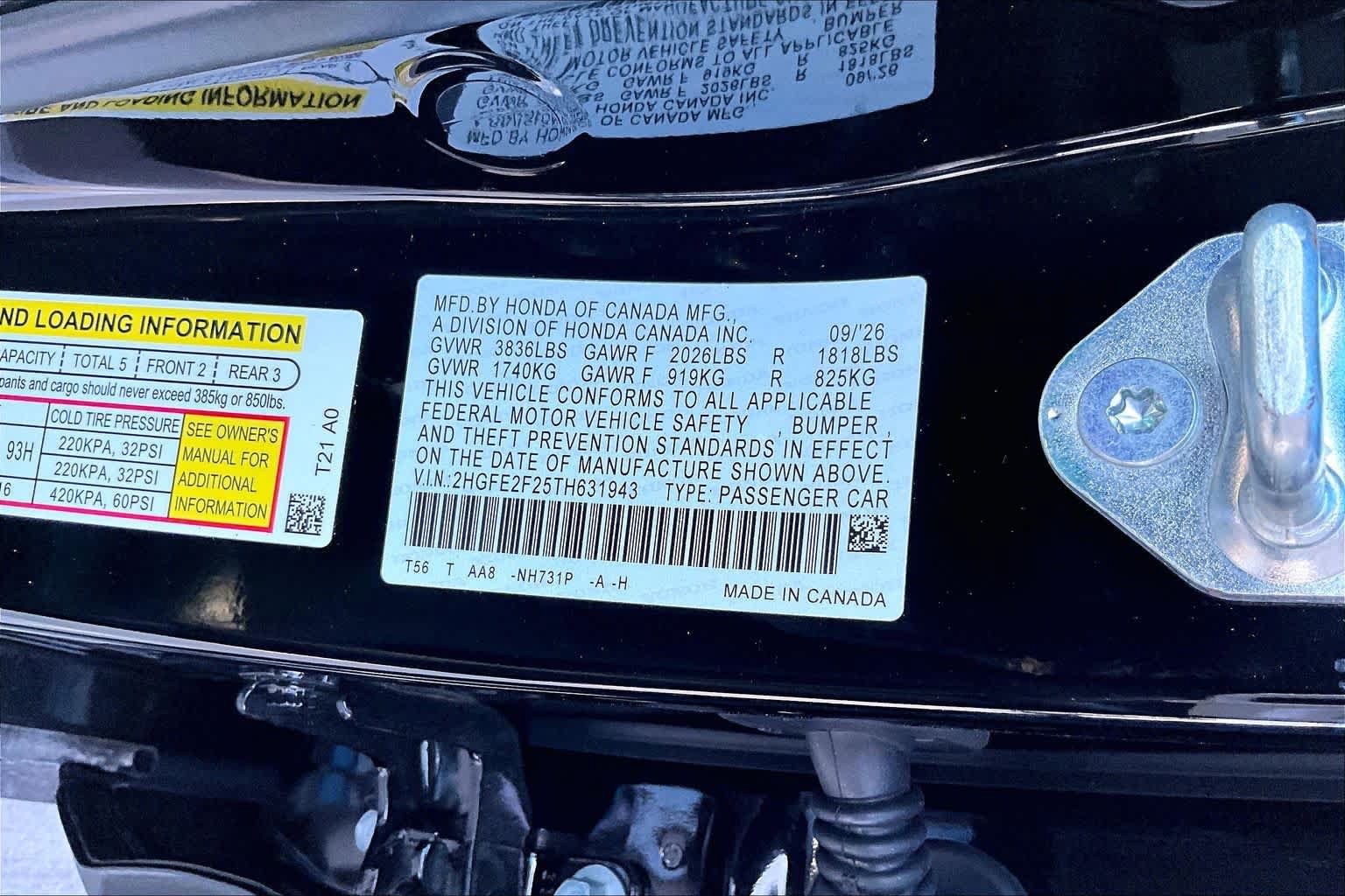 New 2026 Honda Civic LX image 19