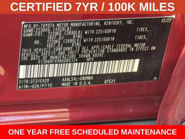 Used 2022 Toyota RAV4 XLE Premium AWD/4WD image 30