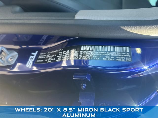 Used 2020 Alfa Romeo Stelvio Sport w/ Quick Order Package 22J Sport AWD/4WD image 30